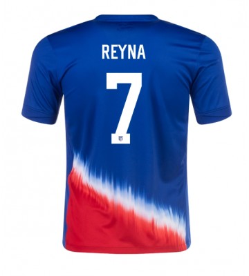 Forenede Stater Giovanni Reyna #7 Udebanetrøje Copa America 2024 Kort ærmer